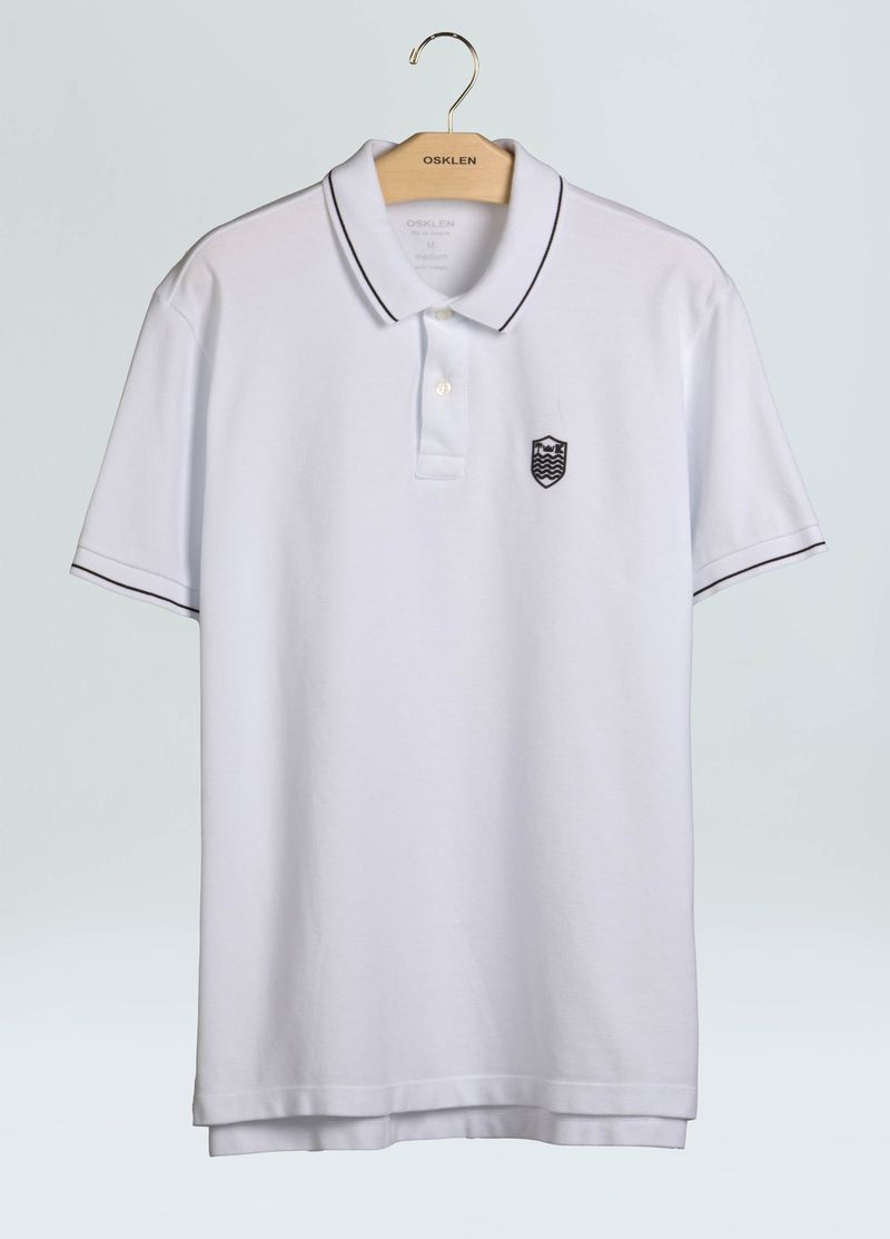 POLO MASC MINI BRASAO EMBOSSED MC