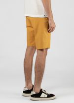BERMUDA ALFAIATARIA BASIC LINEN MOSTARDA