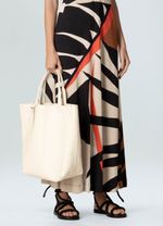 LEATHER TOTE E BASICS BAG