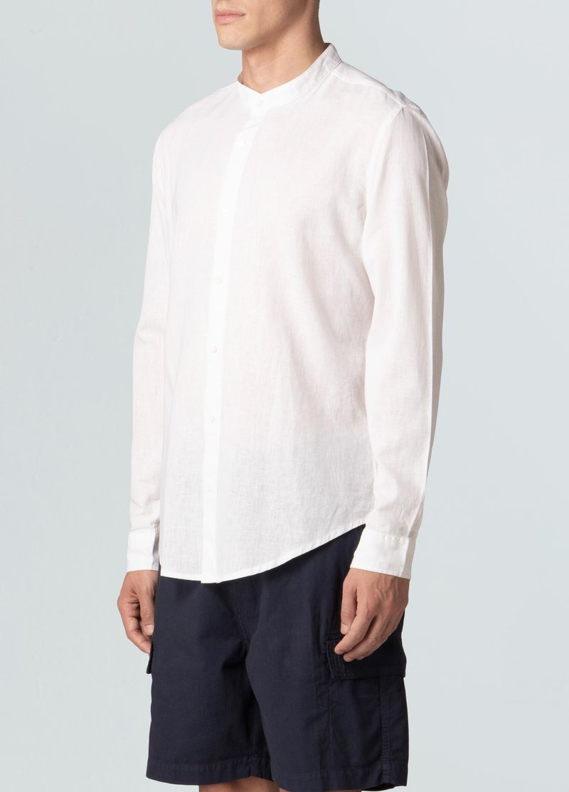 camisa collarless ml