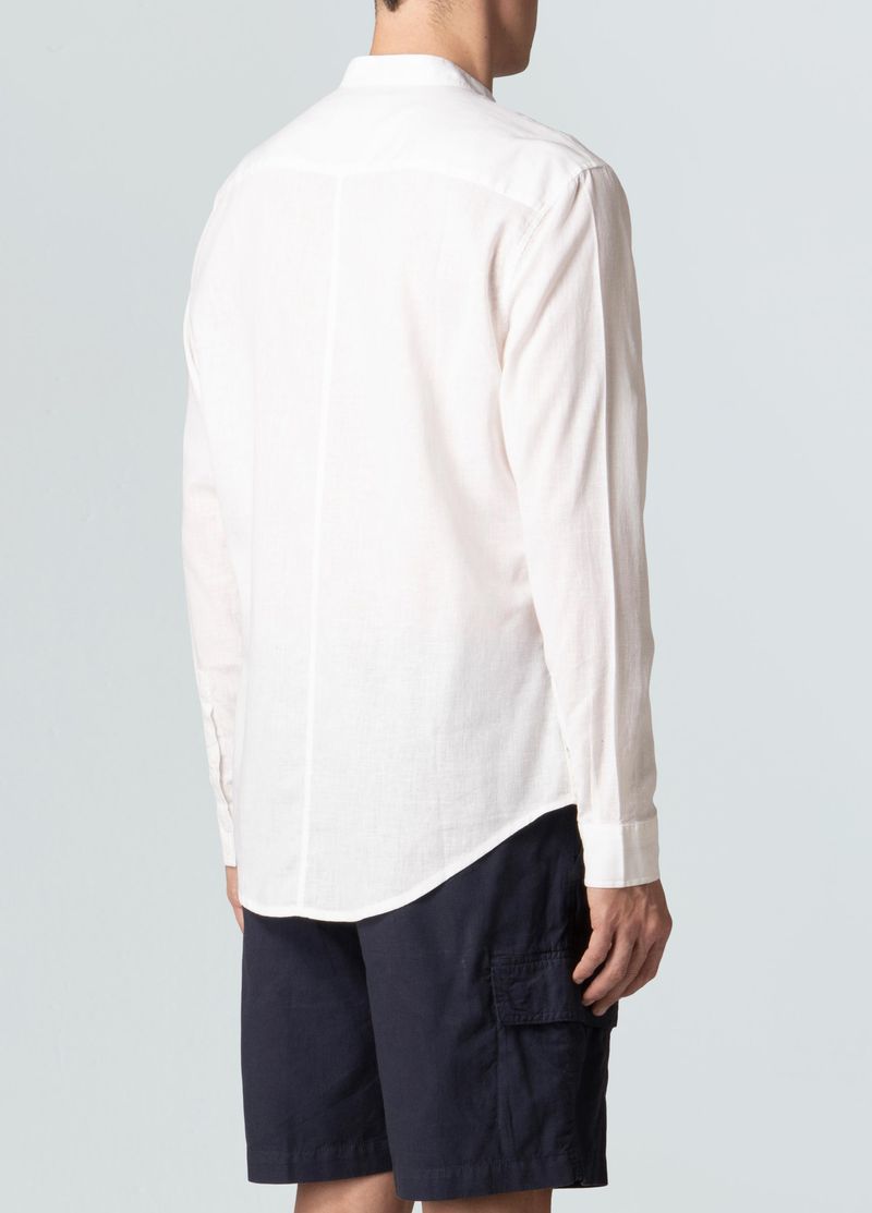 camisa collarless ml