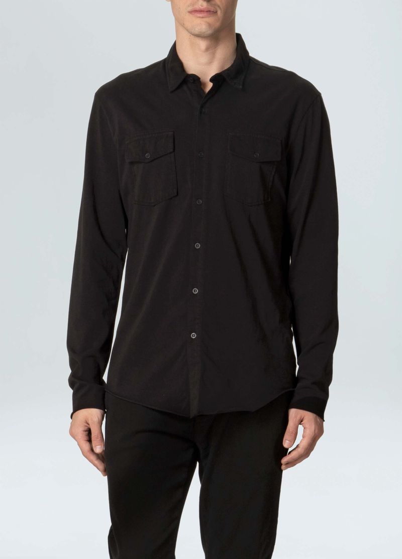 CAMISA SOLID ARMY POCKETS