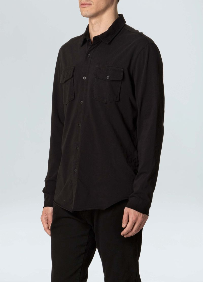 CAMISA SOLID ARMY POCKETS