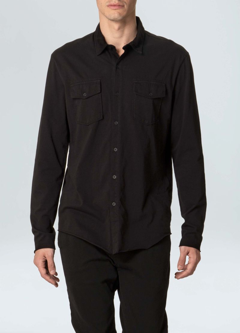 CAMISA SOLID ARMY POCKETS