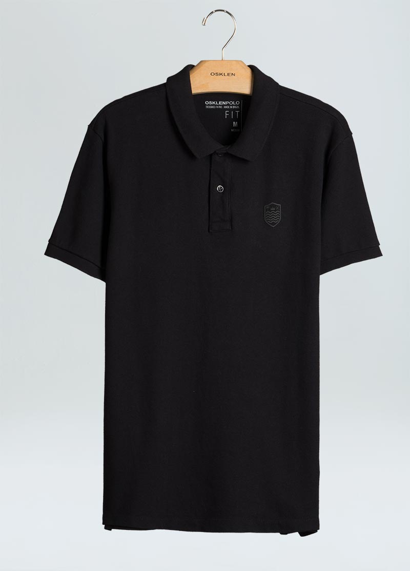 POLO PIQUET SHARP MINI BRASAO EMBOSSED