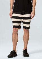 BERMUDA CASUAL MASC LISTRADA MOLETOM