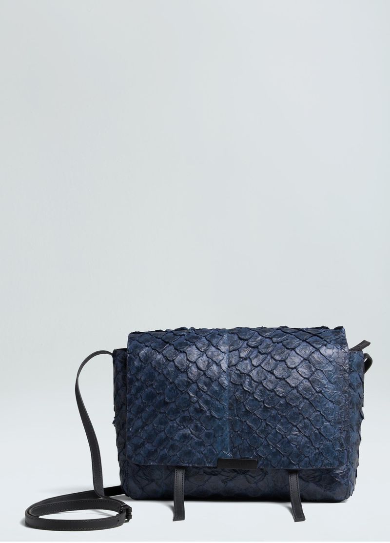 PIRARUCU FLAP SHOULDER BAG