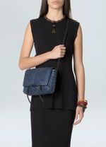 pirarucu flap shoulder bag