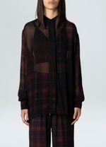 camisa punho plaid fade