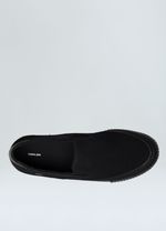 TENIS CANVAS SLIP ON BLACK SOLE MASC