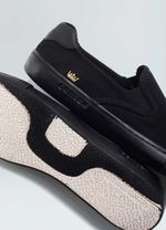 TENIS CANVAS SLIP ON BLACK SOLE MASC
