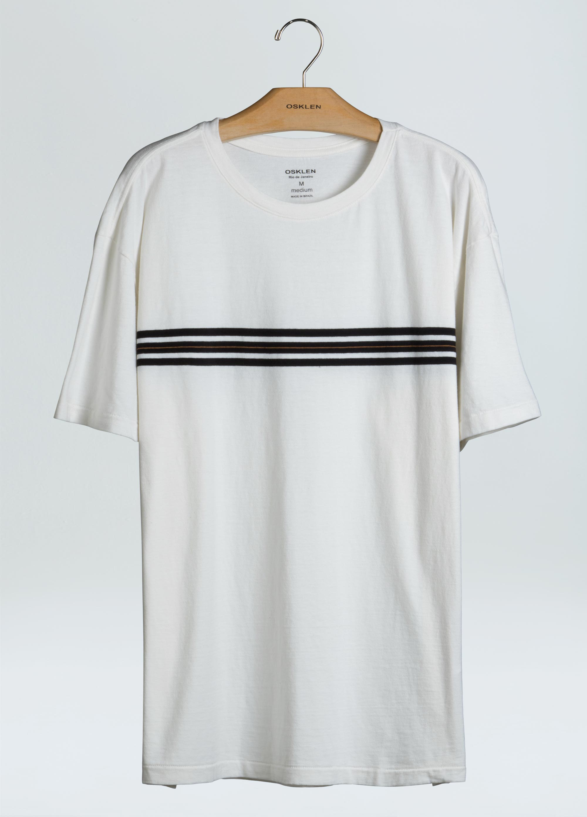 T-shirt board stripes placed