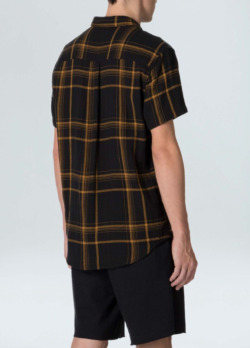 camisa double plaid mc