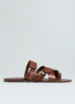 SANDALIA COURO STRAPS