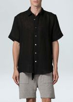 camisa wrinked linen mc