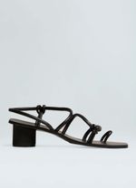 SANDALIA MID ROLOTE COURO