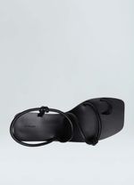 SANDALIA MID ROLOTE COURO