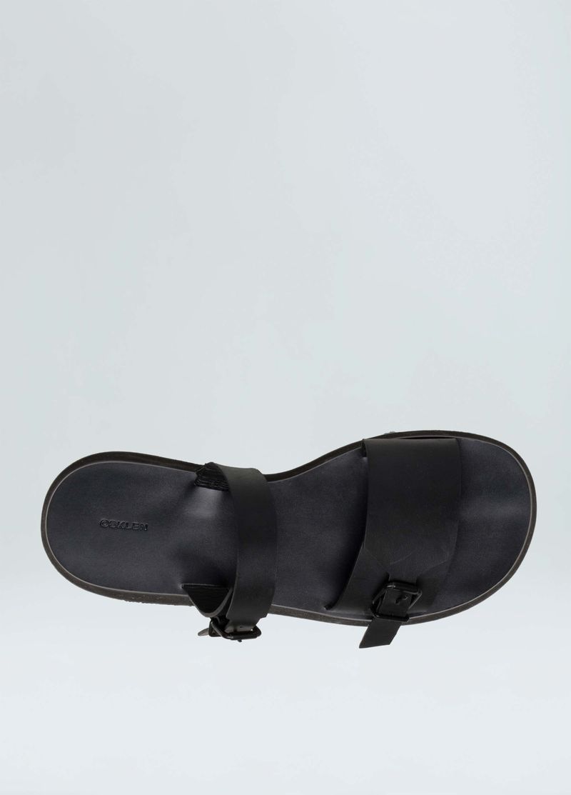 SANDALIA FLATFORM COURO SOLID