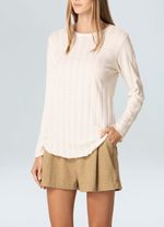 BLUSA ML RIB E BASICS