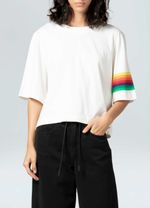 blusa cropped rainbow