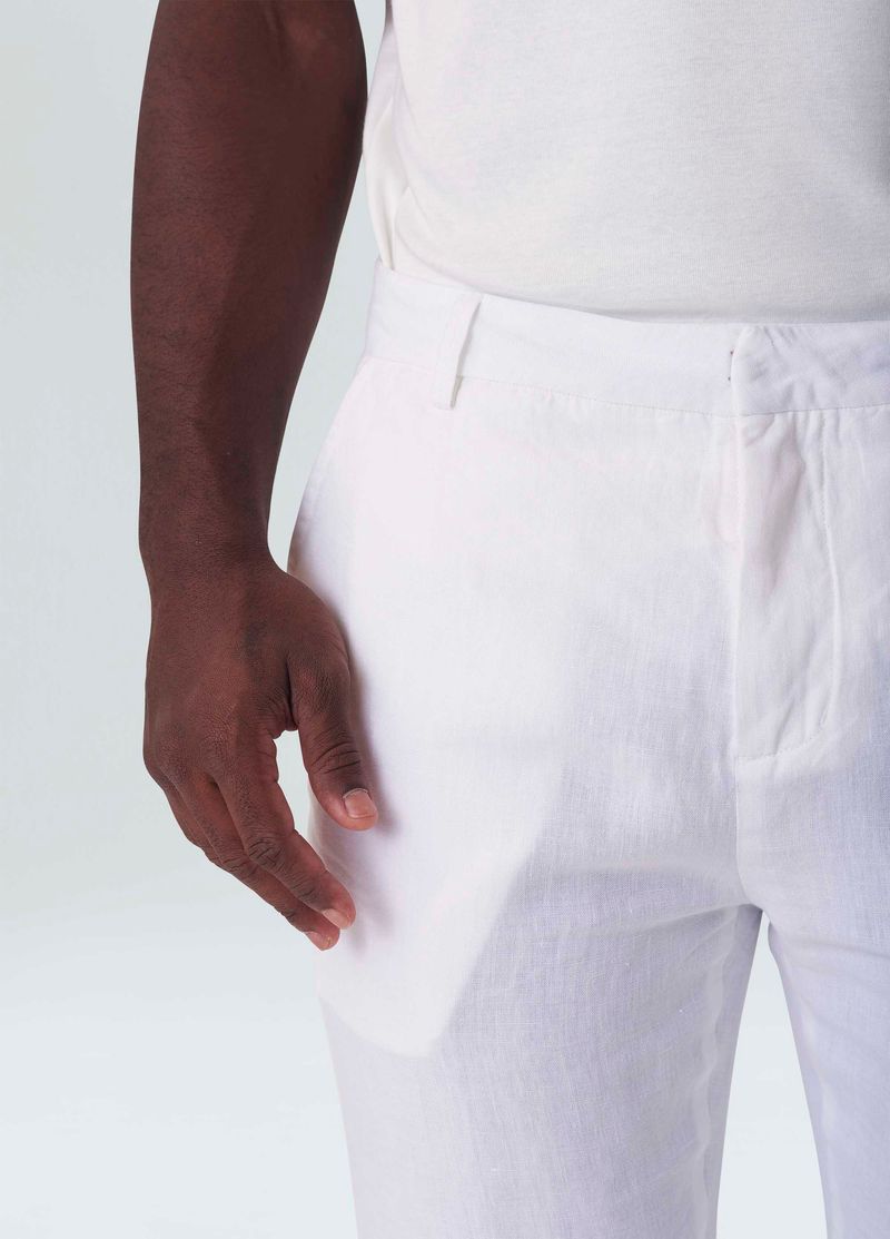 calca alfaiataria linen classic