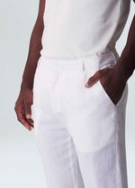 calca alfaiataria linen classic