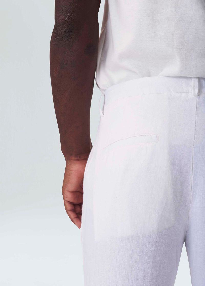 calca alfaiataria linen classic