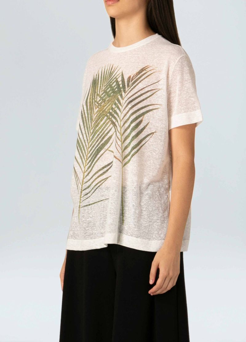 T shirt fem palm leaf e
