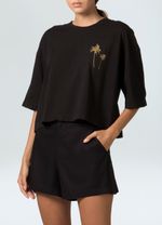 TSHIRT CROPPED COQUEIRO GOLD