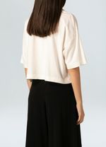 t shirt cropped coqueiro gold