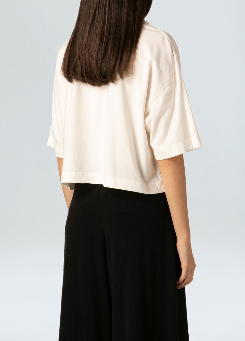 t shirt cropped coqueiro gold
