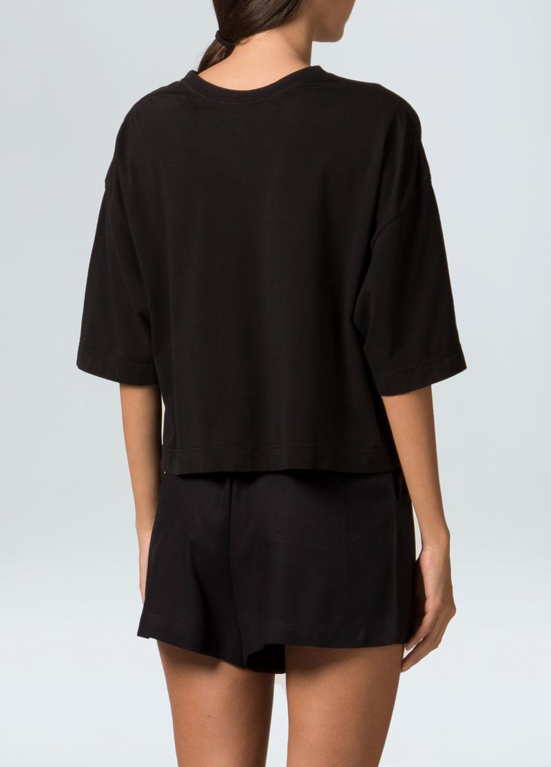 T SHIRT CROPPED COQUEIR GOLD