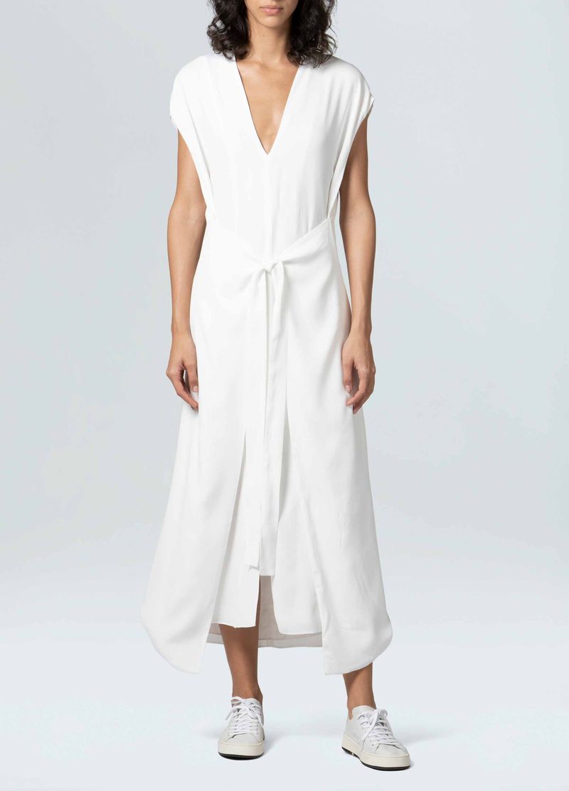 vestido aba transpasse