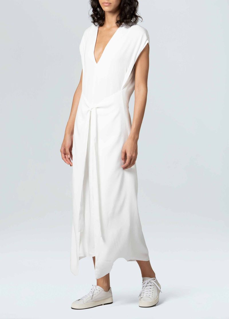 vestido aba transpasse