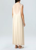 VESTIDO LONG OVER TULE