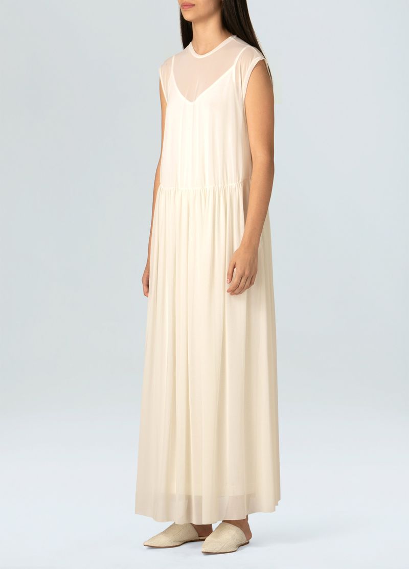 VESTIDO LONG OVER TULE