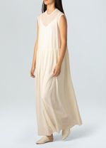 VESTIDO LONG OVER TULE