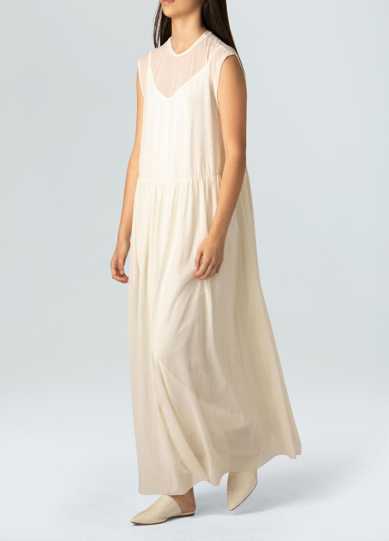 VESTIDO LONG OVER TULE