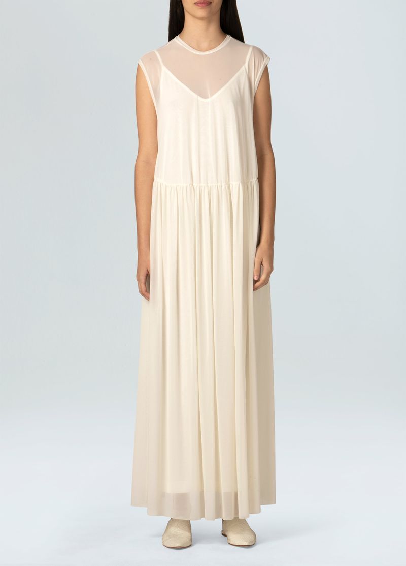 VESTIDO LONG OVER TULE