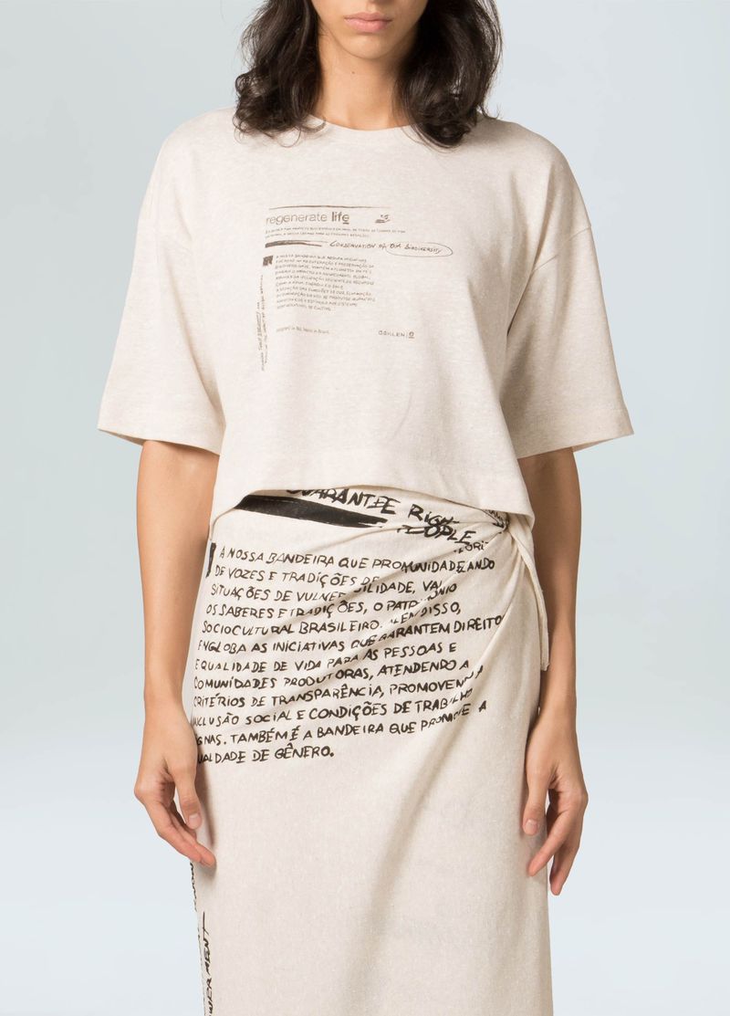 T SHIRT FEM REGENERATE LIFE ECO