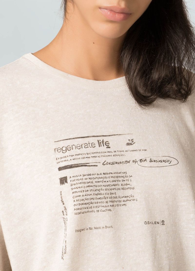 T SHIRT FEM REGENERATE LIFE ECO
