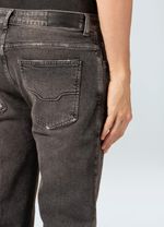 CALCA JEANS ROUGH USED BLACK
