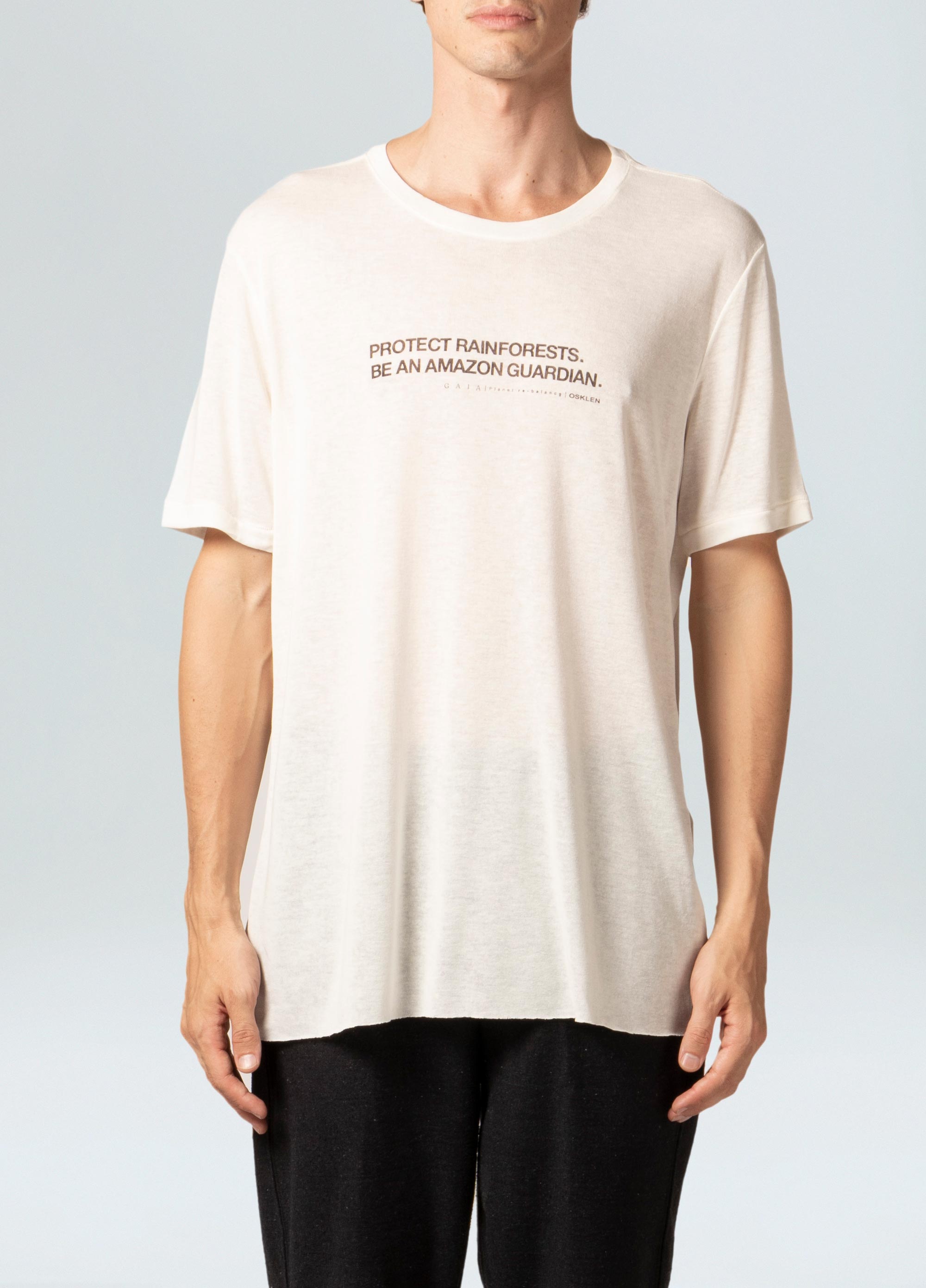 T-shirt fluid linen rainforest