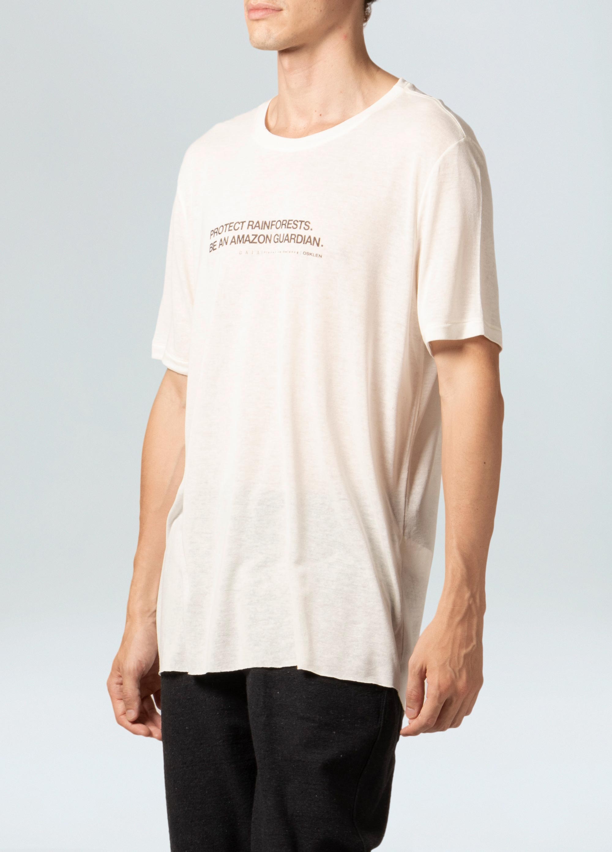 T-shirt fluid linen rainforest