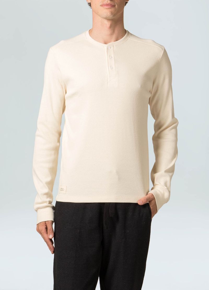 BLUSA MASC ML BOTOES CRU