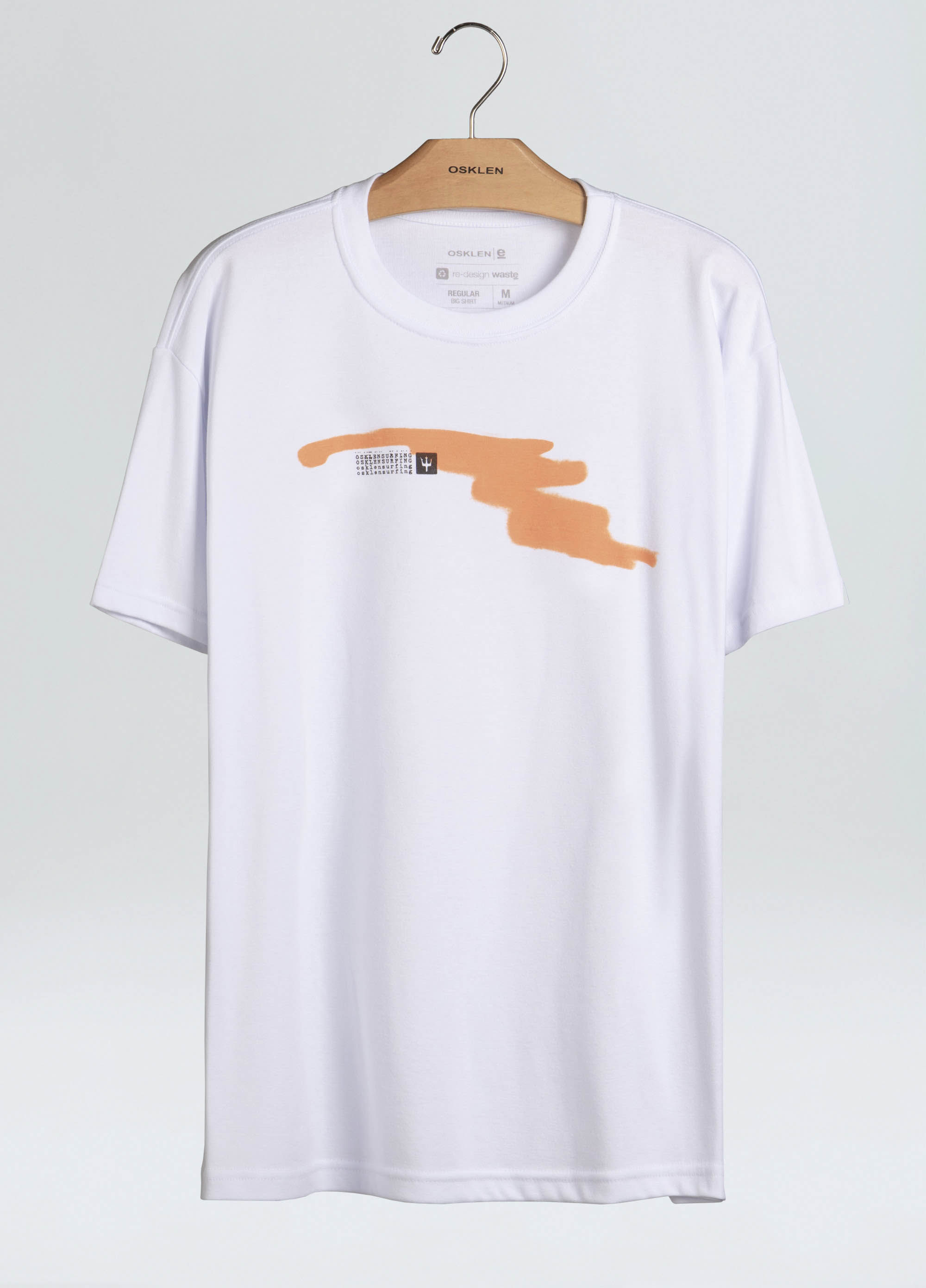 Big shirt orange paint