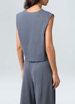 BLUSA MC WASHED AZUL TAPAJOS E