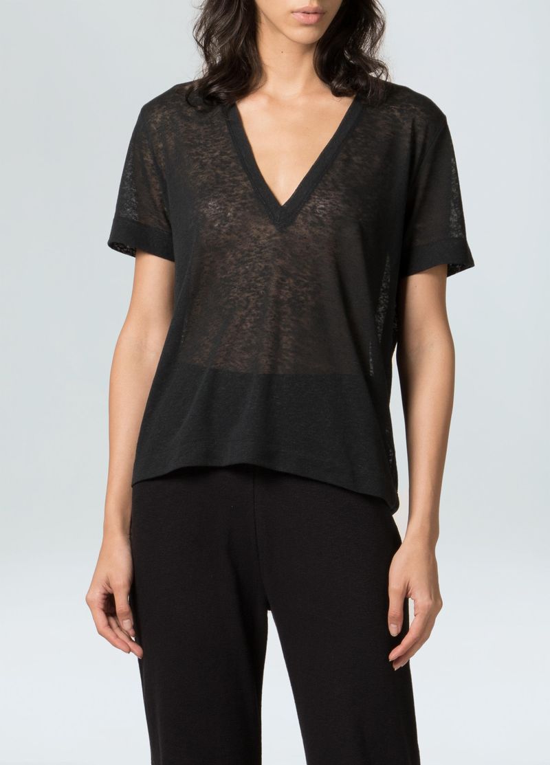BLUSA MC DECOTE V