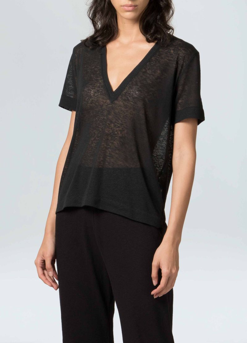 BLUSA MC DECOTE V