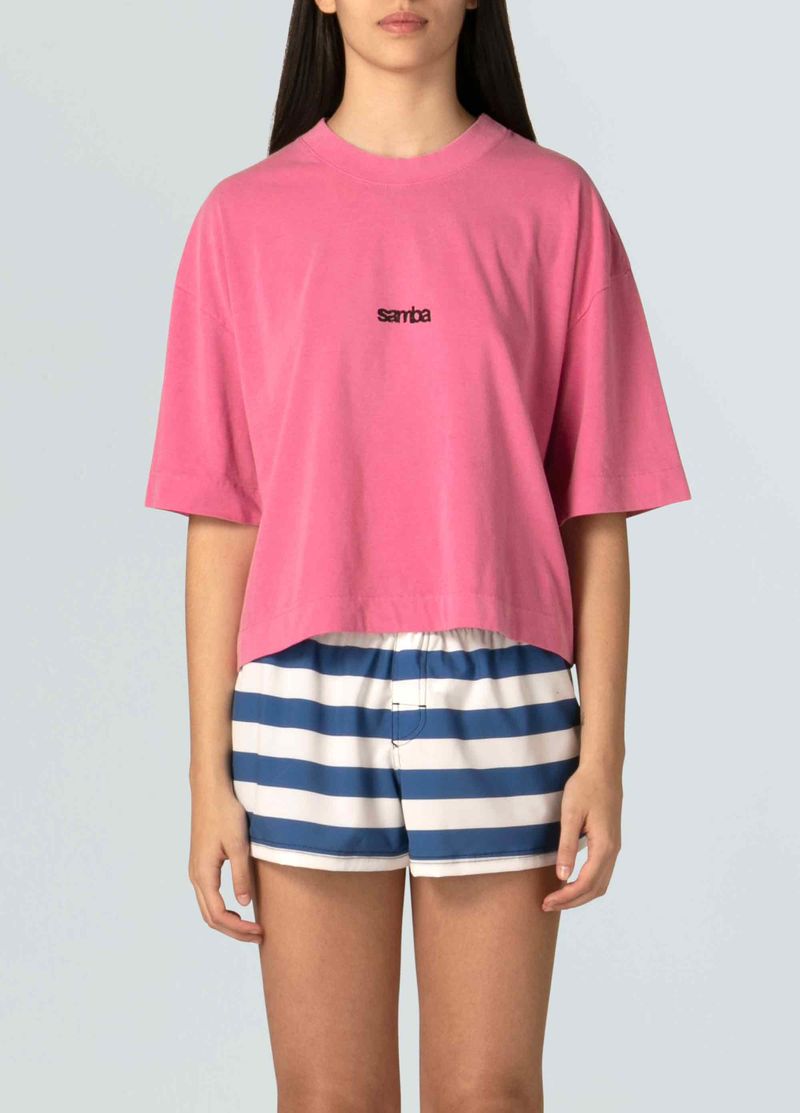 T SHIRT CROPPED SAMBA ECO